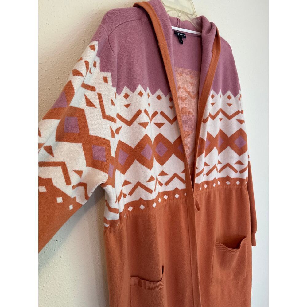Torrid Everyday Plush Anorak Hooded Cinched Waist Sweater Plus Size 3 
Boho - Picture 6 of 14